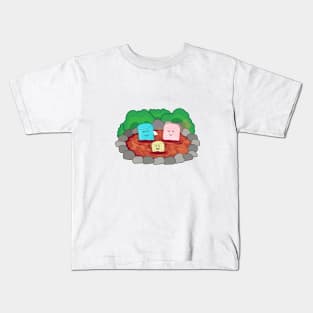 cute marshmallow hot chocolate spring Kids T-Shirt